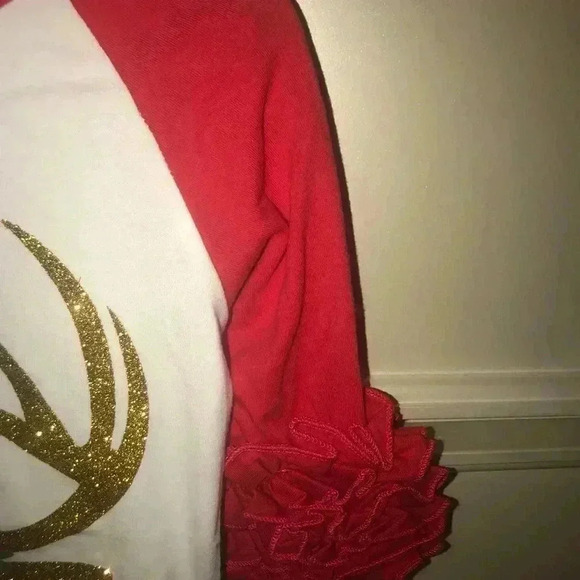 BOUTIQUE CHRISTMAS SHIRT SIZE SMALL BEAUTIFUL DEER HEAD EUC - Picture 5 of 5